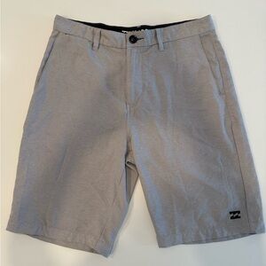 🪩 Billabong Submersible Men's Light Gray Flat Front Shorts